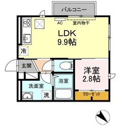 アベニーレ　Ⅱ棟の物件間取画像